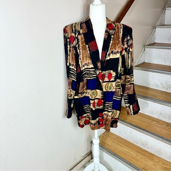 VTG BLAZER GLORY 100% rayon - Picture 1 of 12